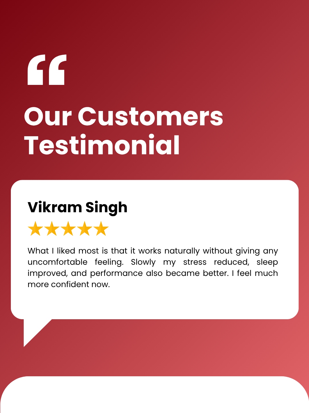 Nitin Kulkarni testimonial